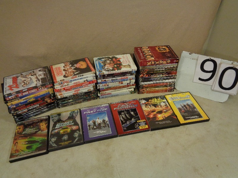 Over 50 Assorted Dvds