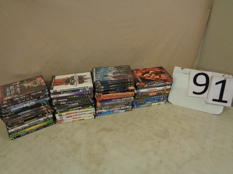Over 50 Assorted Dvds