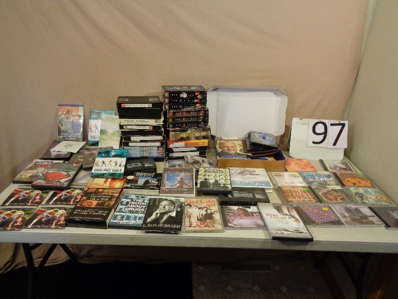 Dvds, Vhs Tapes, and More