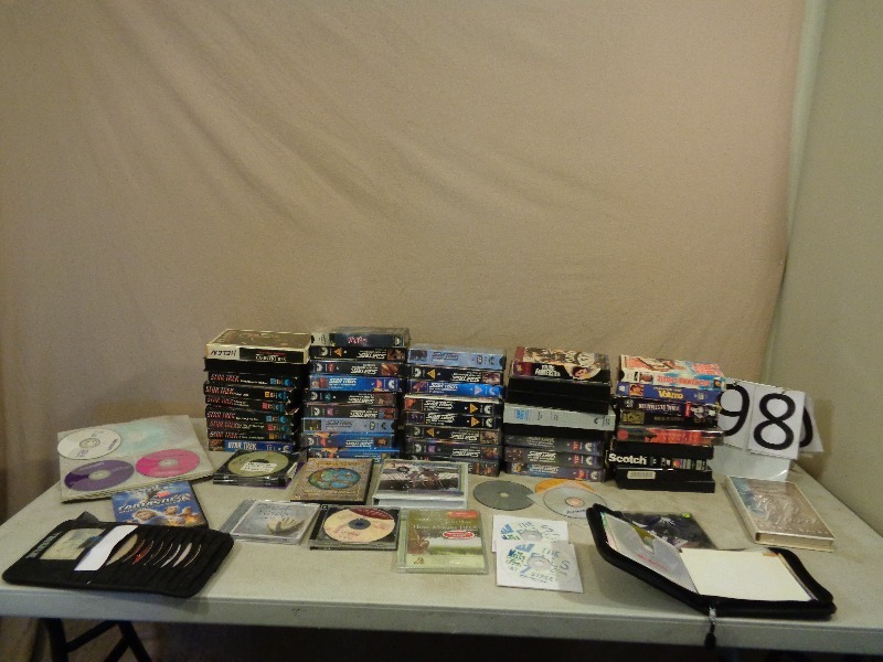 Cds, Dvds, and Vhs Tapes