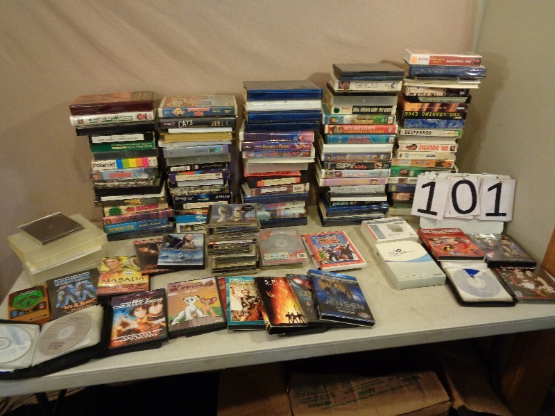 Cds, Dvds, and Vhs Tapes