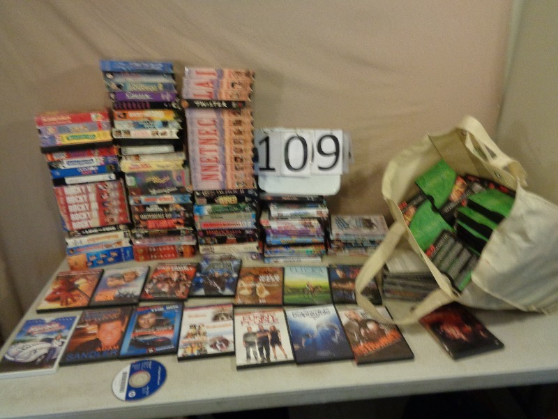 Dvds, Cds, ad VHS Tapes