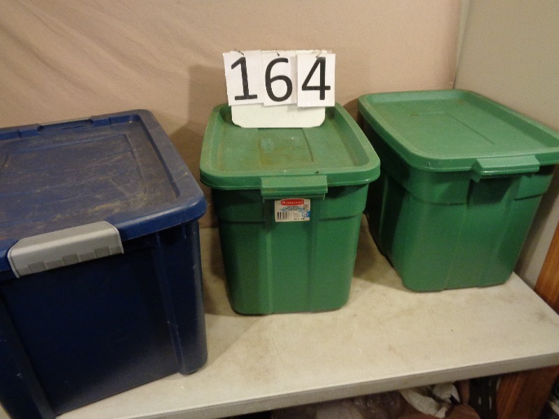 3 Totes with Lids