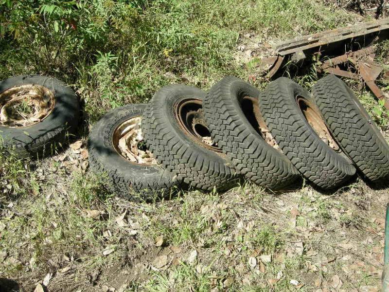 lot 78 image: 6 tires on rims