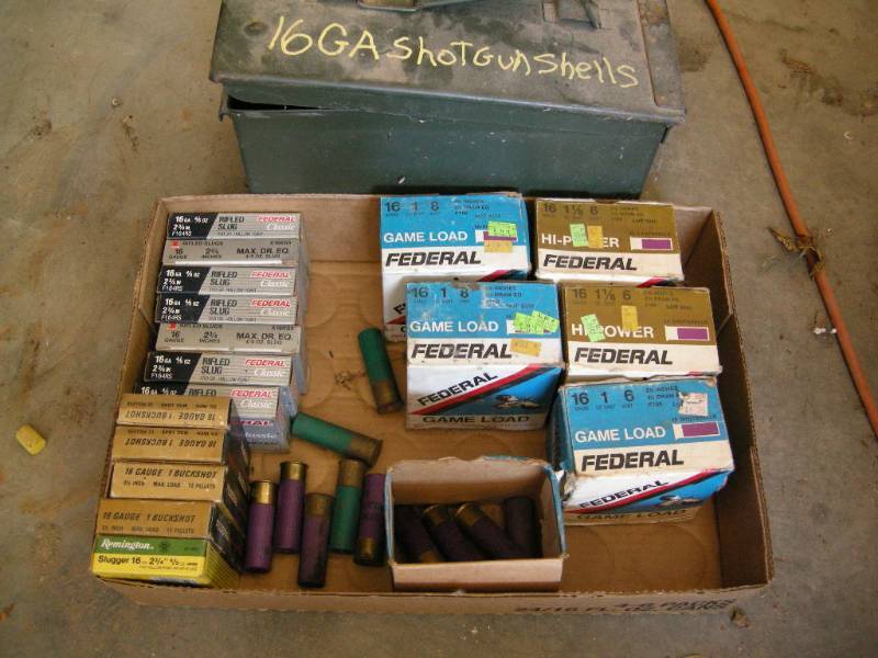 lot 86 image: Ammo box, Many 16ga shells