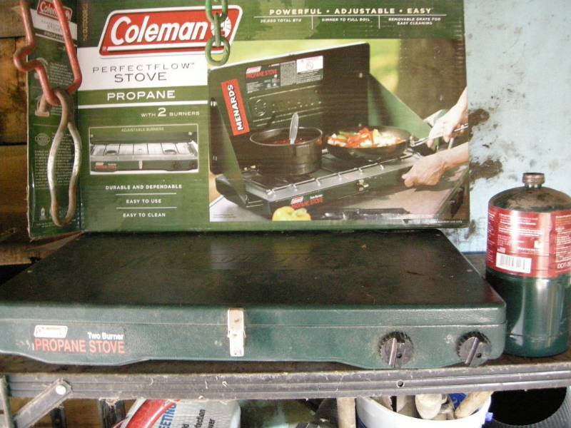 lot 122 image: Coleman propane stove