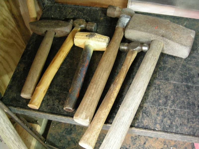 lot 133 image: Group hammers
