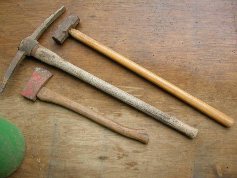 lot 135 image: Pick, sledge, ax