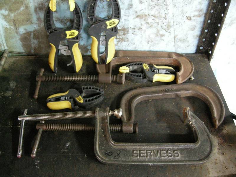 lot 145 image: Group clamps