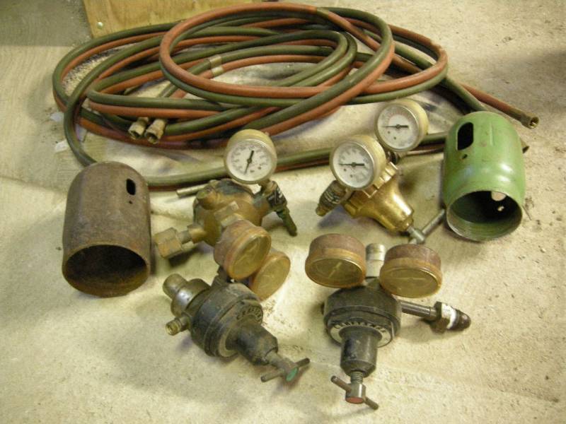 lot 162 image: 2 sets welding torch gauges