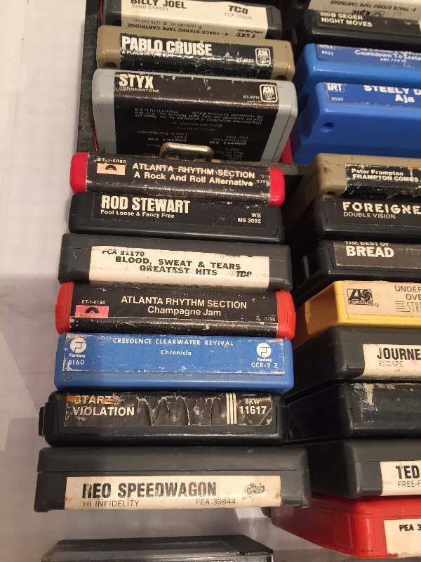 8 TRACKS AND CASSETTES