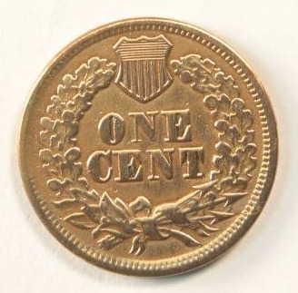 lot 1 image: 1865 INDIAN HEAD CENT VF DETAILS CLEANED