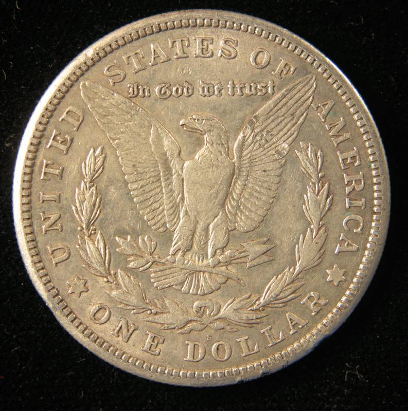lot 34 image: 1921 S MORGAN SILVER DOLLAR VF