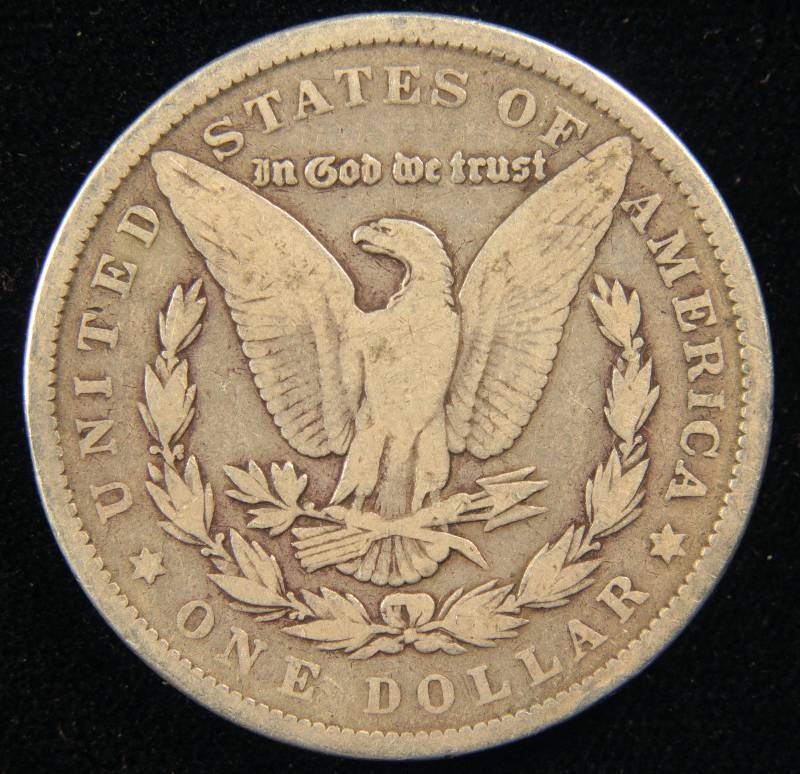 lot 44 image: 1890 MORGAN SILVER DOLLAR FINE