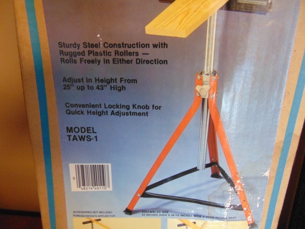 lot 34 image: (2) Work Support Stands