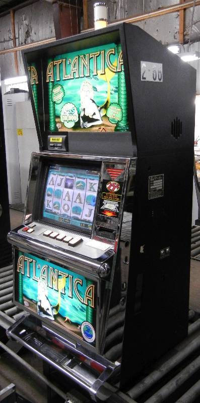 lot 1005 image: ATLANTICA VIDEO SLOT MACHINE