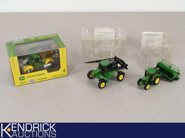 3 NEW John Deere Die Cast TractorsTruck