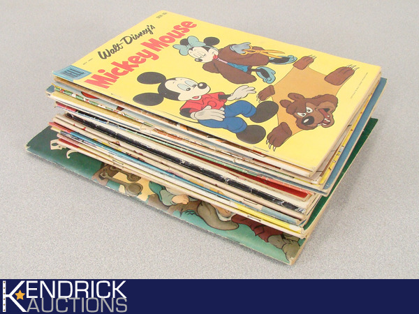 Lot of 21 Vintage Golden Age Walt Disneys Comic Books