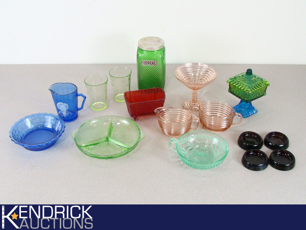 Large Lot of Misc Depression Glass