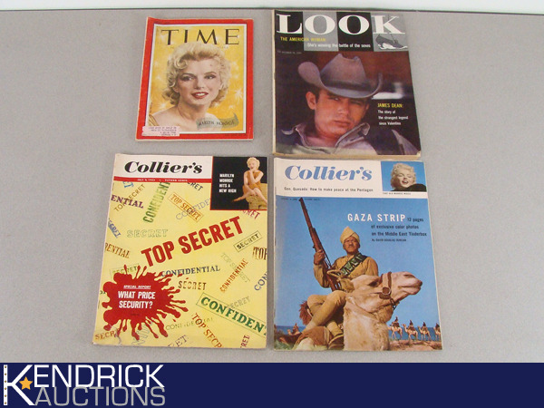 Lot of Vintage Marilyn Monroe and James Dean Magazines
