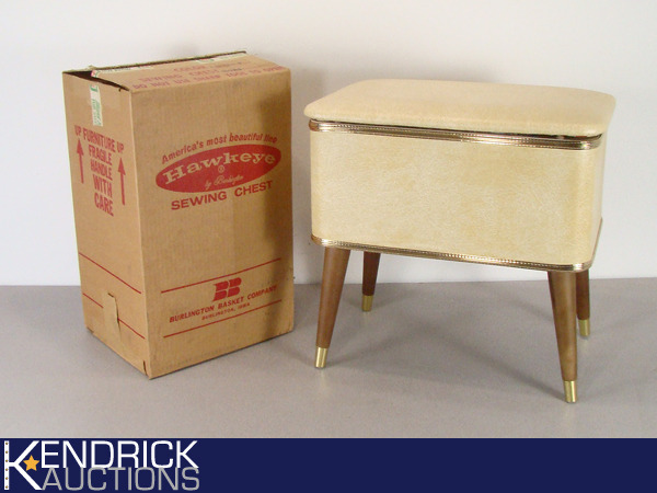 Vintage New Old Stock MIB Hawkeye Sewing Chest