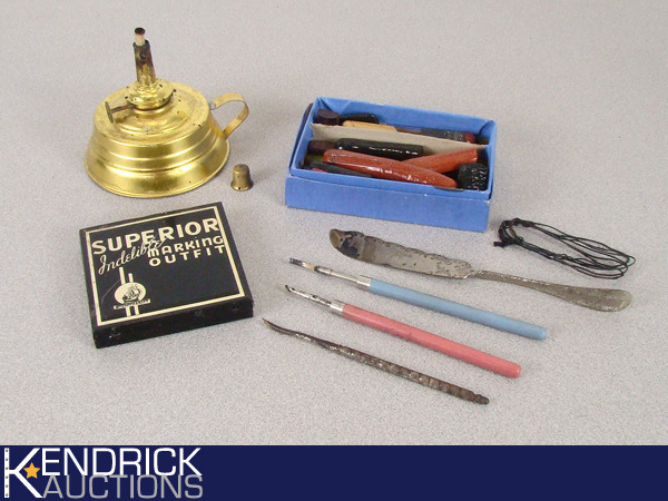 Lot of Vintage Letter Sealing Implements