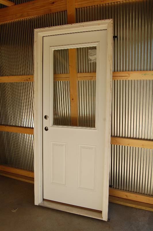 lot 161 image: Exterior Metal Door