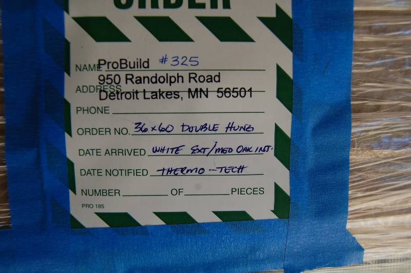 lot 312 image: Thermo Tech Double Hung Window