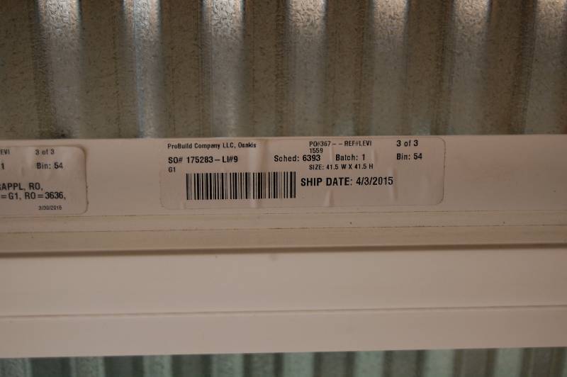 lot 454 image: Vector Single Hung Window