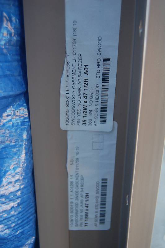 lot 570 image: Thermo Tech Double Casement Window