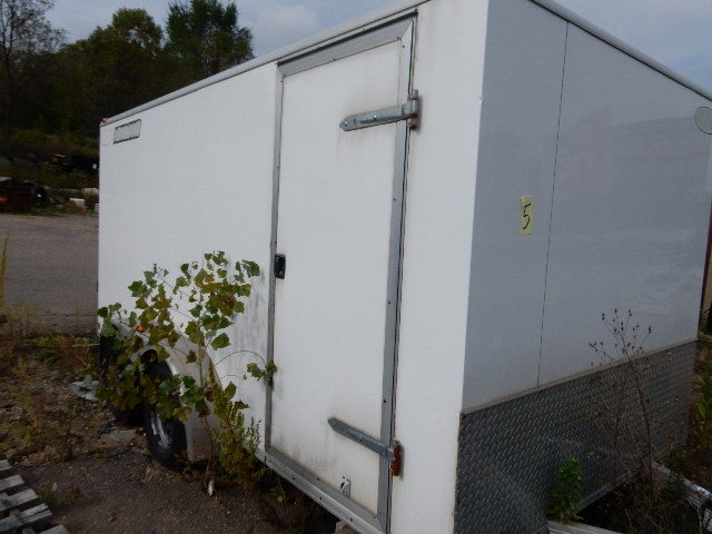 lot 5 image: 2004 NEWMANS, CARGO Trailer..   14 ft x 7 ft x 79 in h.
