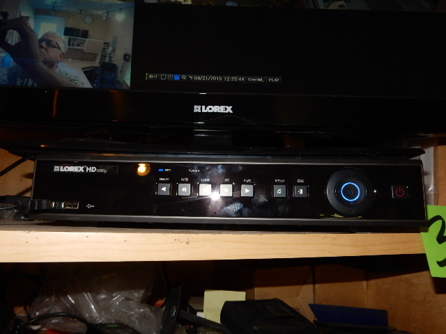 lot 34 image: LOREX, HD1080p security system
