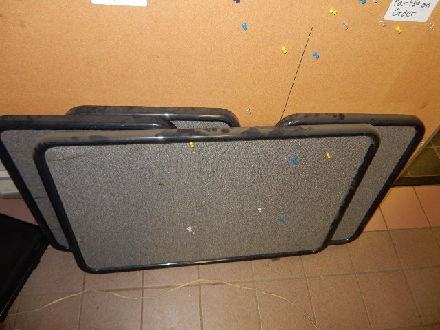 lot 42 image: Bulletin Boards, and Carpet covered Display boards