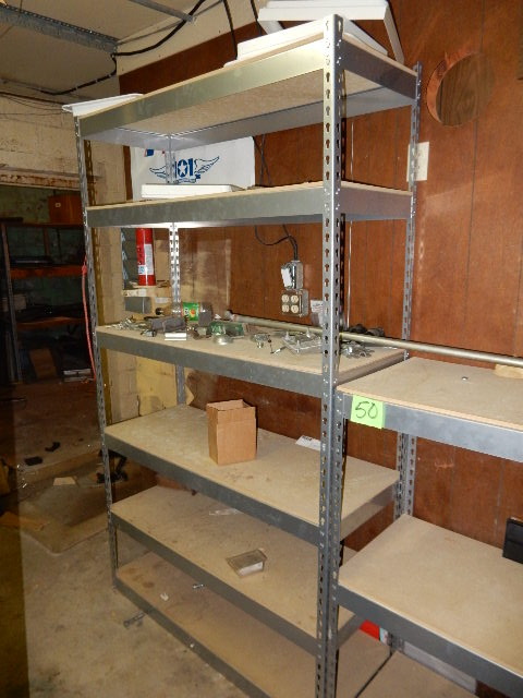 lot 50 image: 2 Teardrop connection shelves