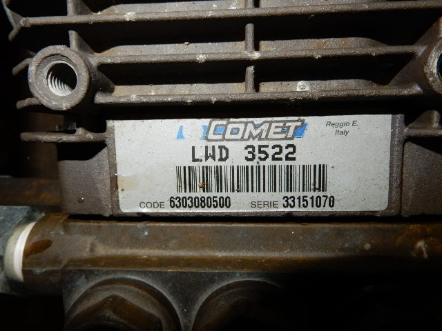 lot 69 image: COMET Power Washer, 5 H.P.. 3450 RPM