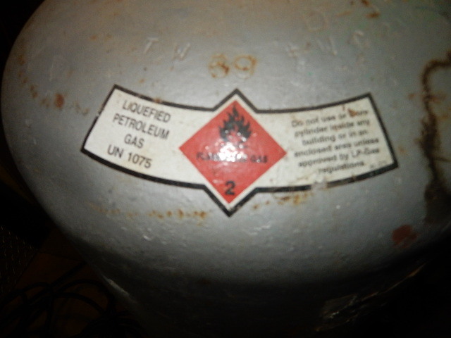 lot 73 image: Propane Gas Tank.