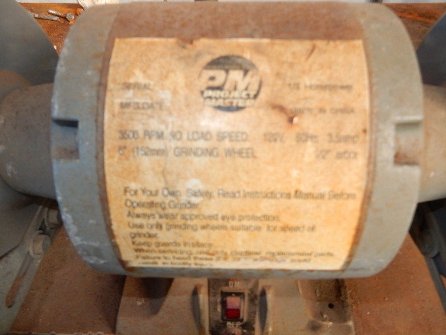 lot 76 image: PROJECT MASTER,   13 H.P. 6in Grinding Wheel.