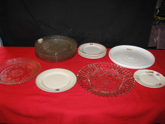 serving plates including Daisy crystal grill divided plates and more