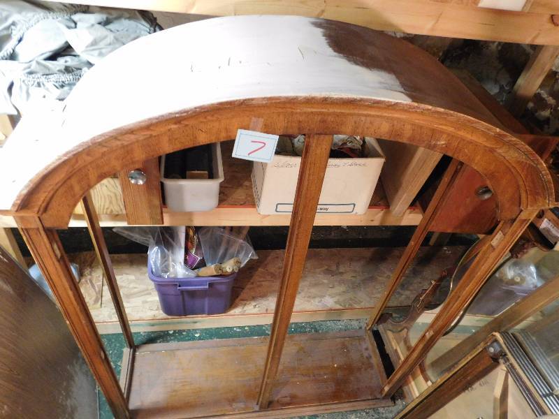 shell of a tall cabinet no back sides or shelves but good start for a project piece