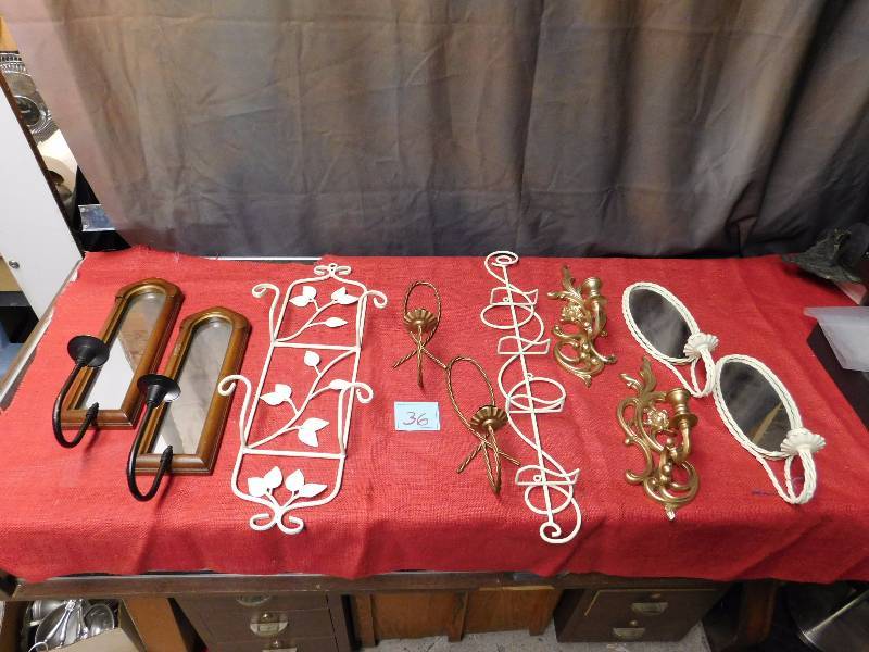 several wall decor pieces