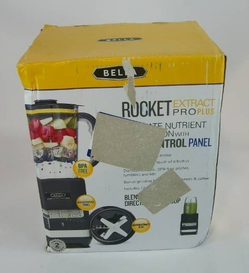 lot 17 image: BELLA Rocket Extract Pro Plus Multi-Functional Blender, Black