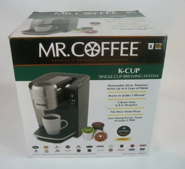 lot 37 image: Mr. Coffee Single Serve Coffee Brewer 40-Ounce, Black