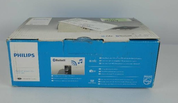 lot 6 image: Philips Bluetooth Speaker with Clock Radio