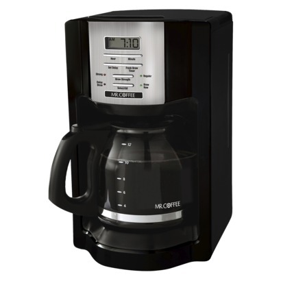 lot 49 image: Mr. Coffee Black 12-Cup Programmable Coffeemaker