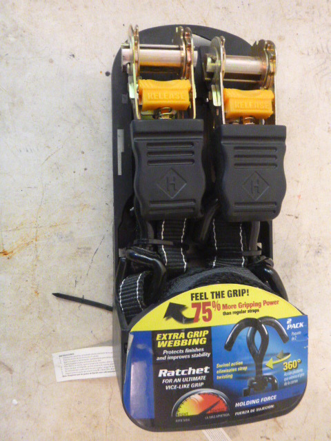 2 Pack Ratchet Straps