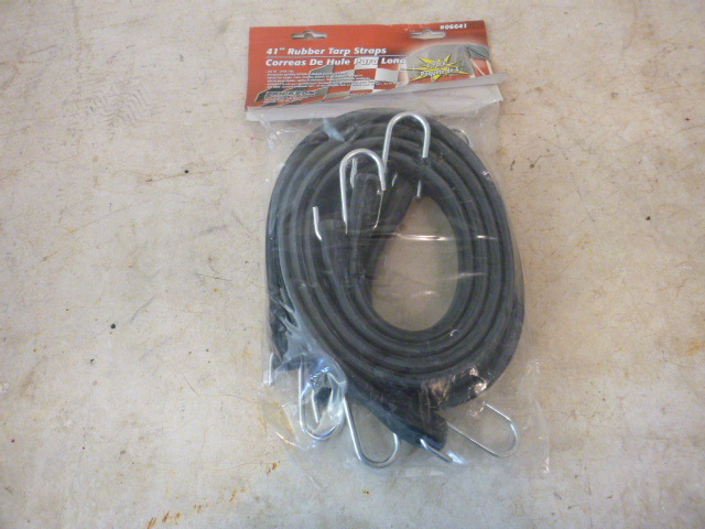 Pack of 4 Erickson Rubber Tarp Straps