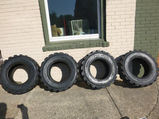 4 New Allied RBT Skid Loader Tires