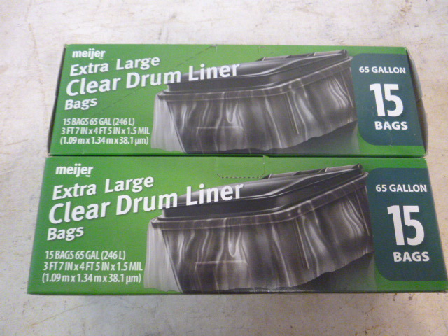 2 Boxes of Extra Large DrumLiners