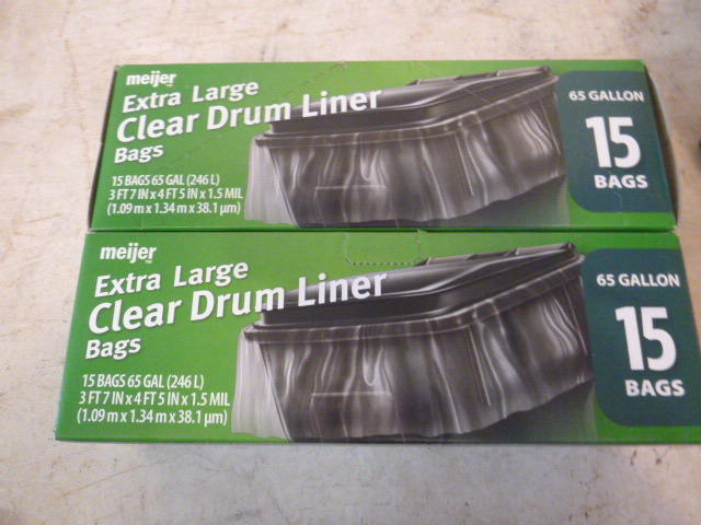 2 Boxes of Extra Large DrumLiners