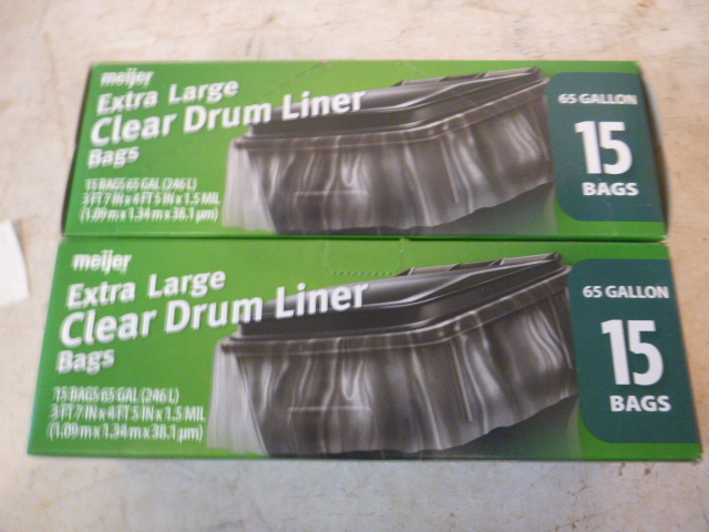 2 Boxes of Extra Large DrumLiners